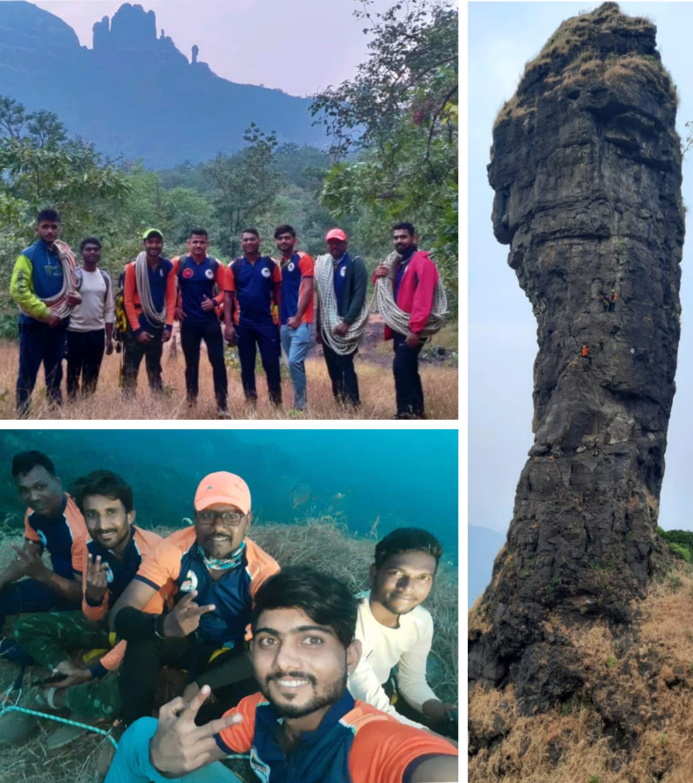 कल्याण मधील तरुणांनी सर केला शहापूर तालुक्यातील ‘वजीर’ सुळका