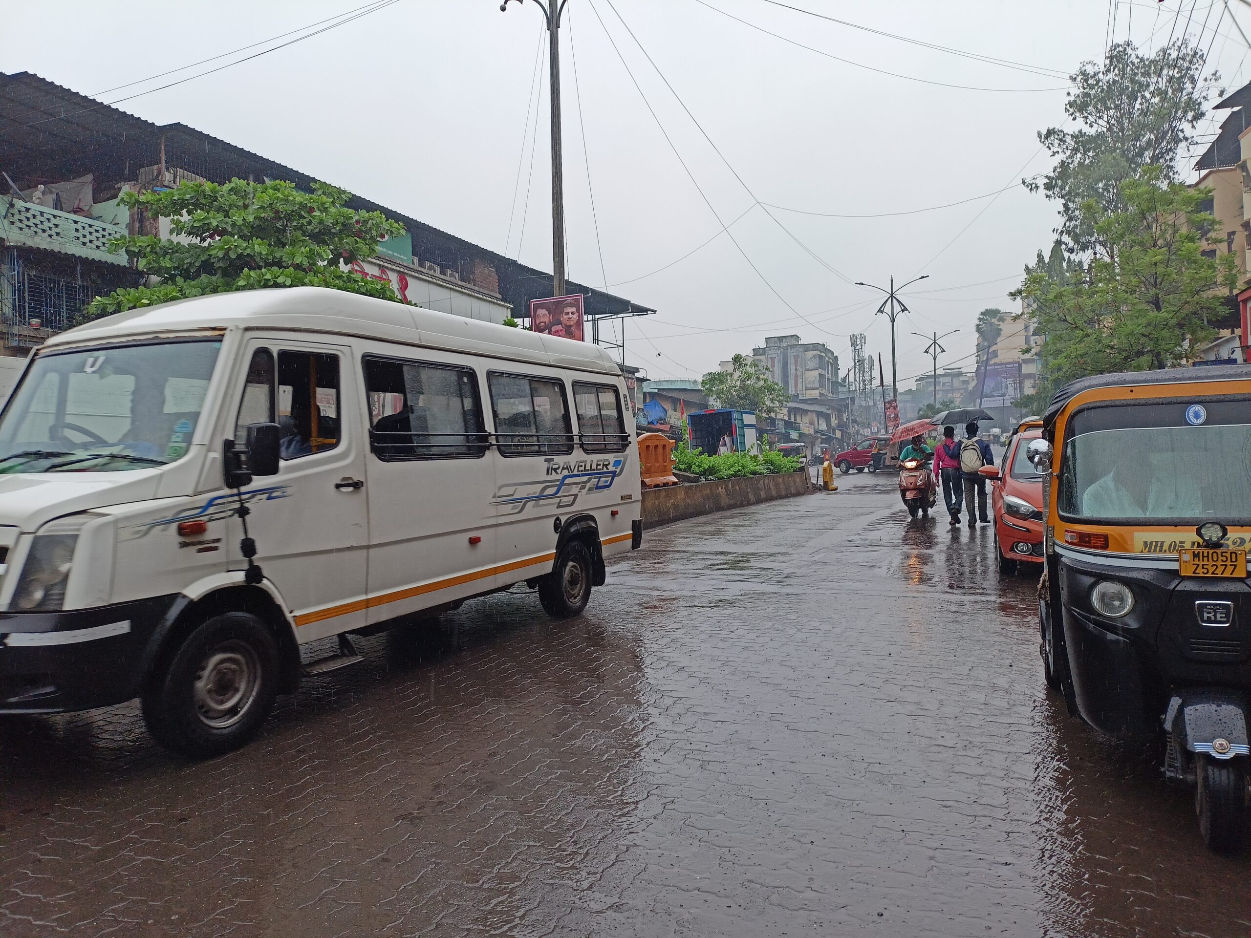 कल्याण डोंबिवलीत सकाळपासून पावसाची रिपरिप
