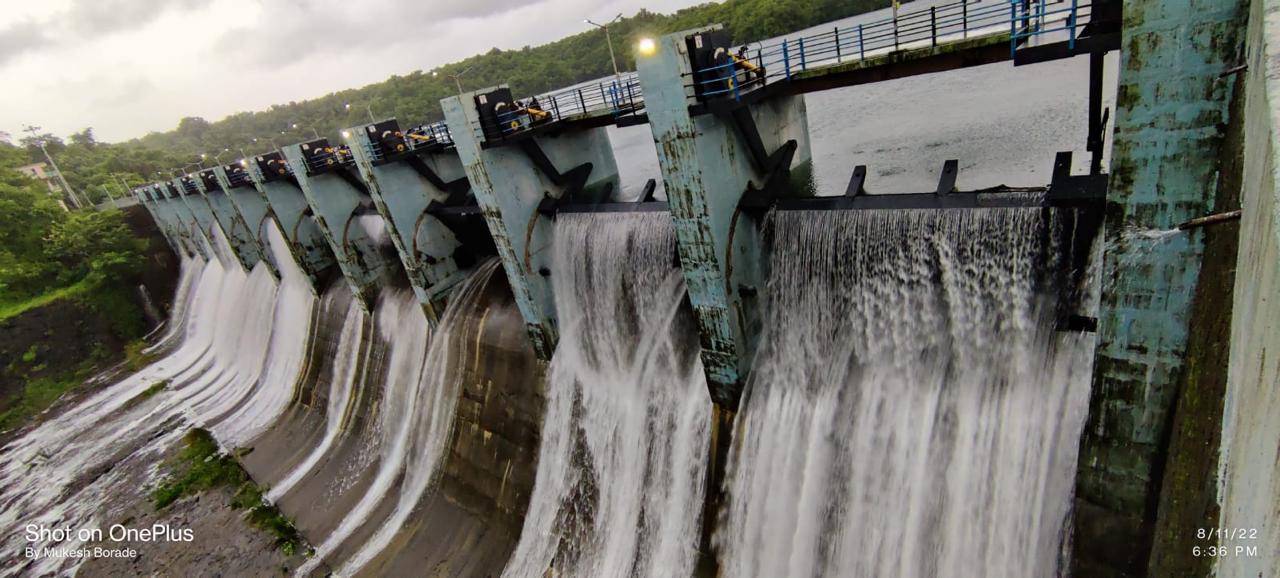 Barvi Dam : बारवी धरण झाले ओव्हरफ्लो