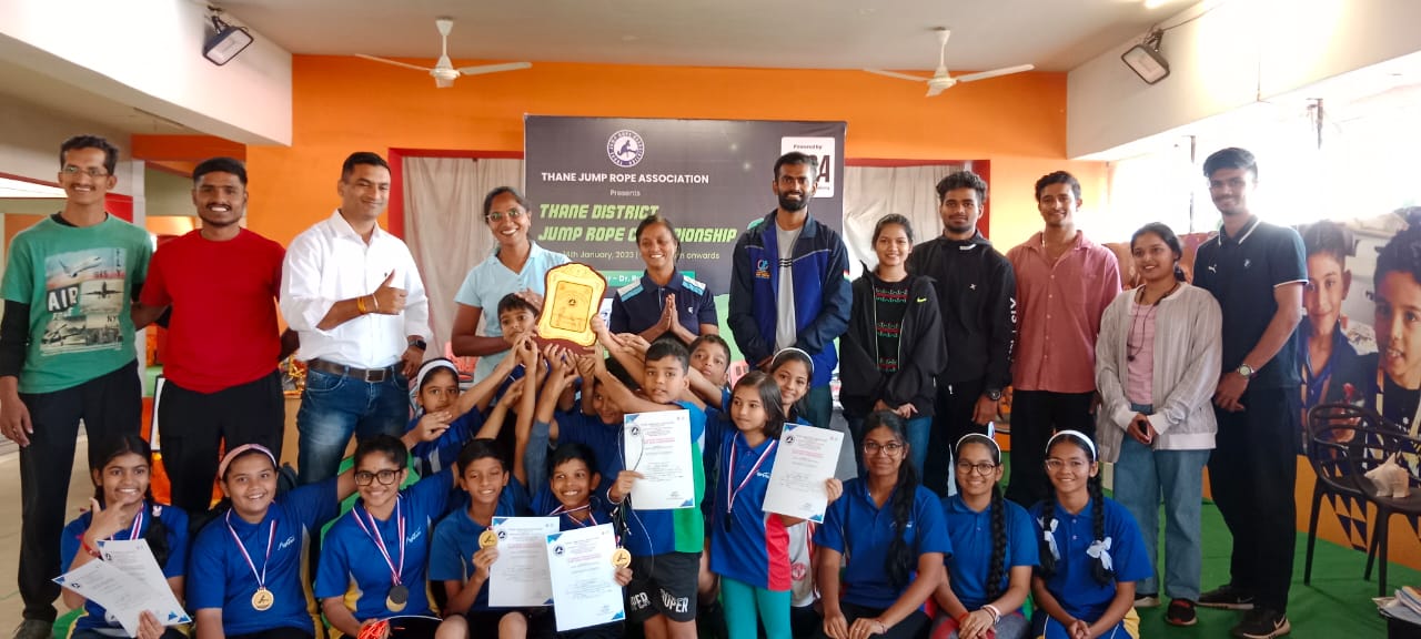 Arya Gurukul अंबरनाथने ठाणे जिल्हा जंप रोप स्पर्धेत पटकावला प्रथम क्रमांक
