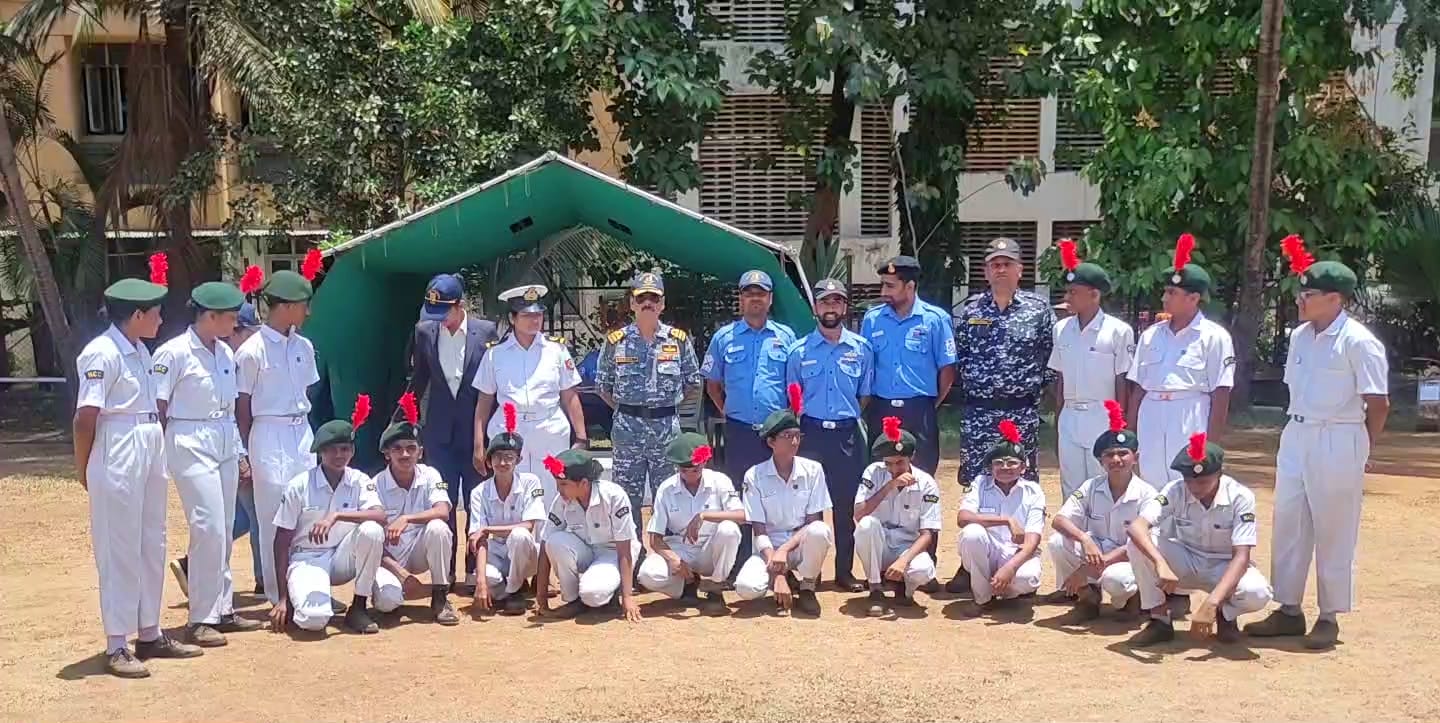 आर्य गुरुकुल, कल्याण शाळेच्या एन.सी.सी.नेवल विंग छात्र सैनिकांचा CATC कॅम्प मध्ये डंका